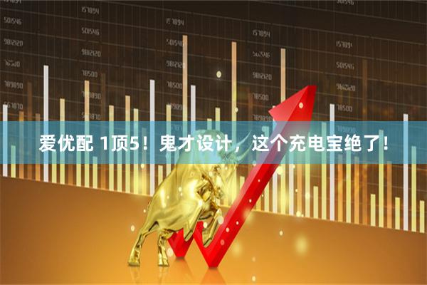 爱优配 1顶5！鬼才设计，这个充电宝绝了！