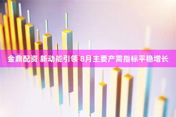 金鼎配资 新动能引领 8月主要产需指标平稳增长