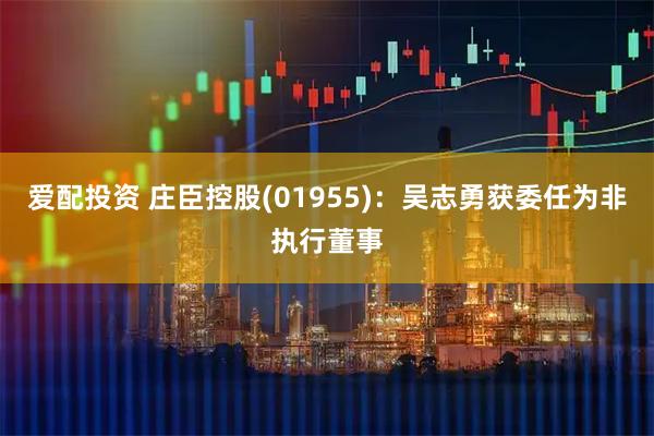爱配投资 庄臣控股(01955)：吴志勇获委任为非执行董事